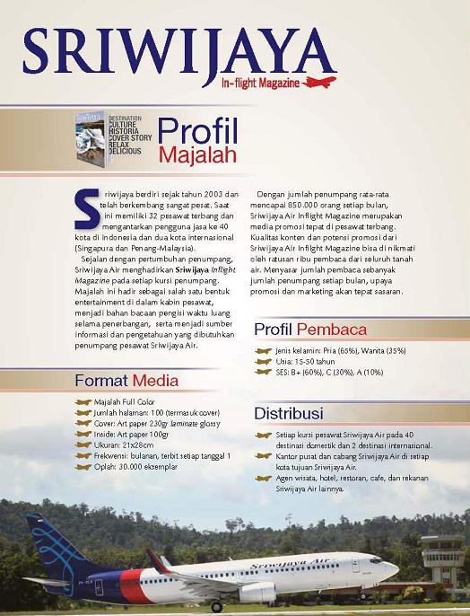 Media Kit Sriwijaya Magazine