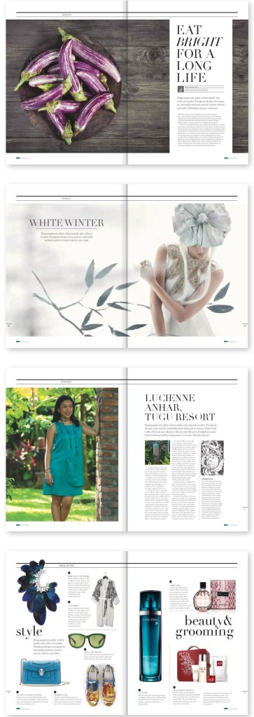 Contoh Layout Majalah BCA Prioritas