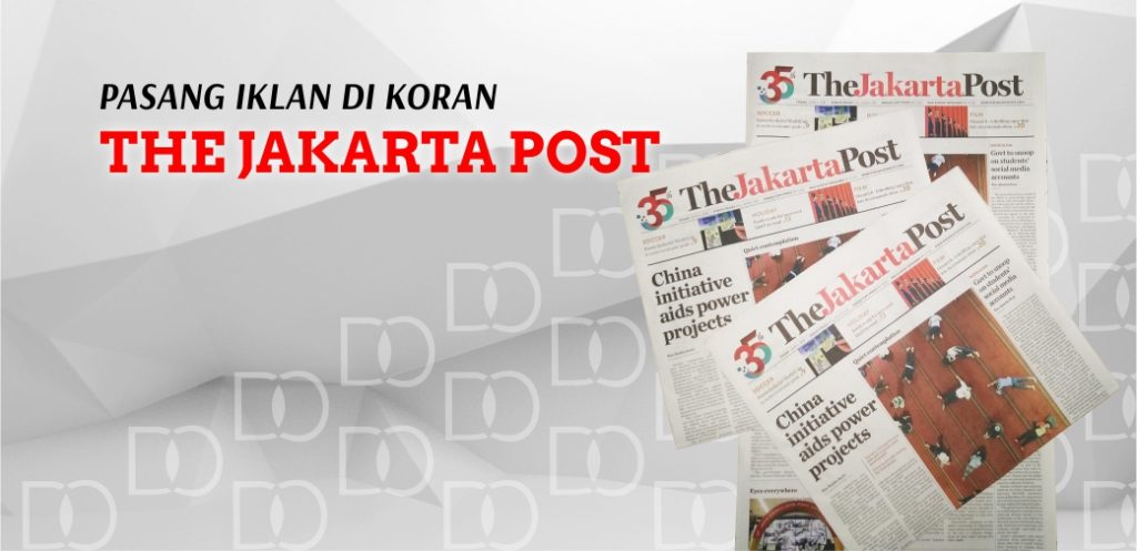 Pasang Iklan Koran Jakarta Post